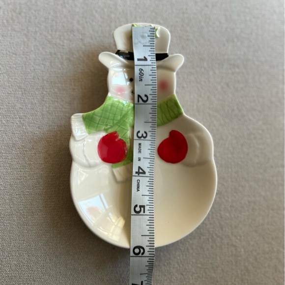 Lenox Hosting The Holidays Snowman Spoon Rest - Picture 6 of 7
